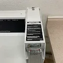 Customer-uploaded photo of a dryer coin box assembly